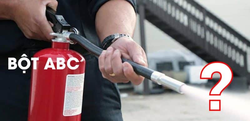 Bình bột chữa cháy ABC chữa cháy có hiệu quả với loại đám cháy nào?