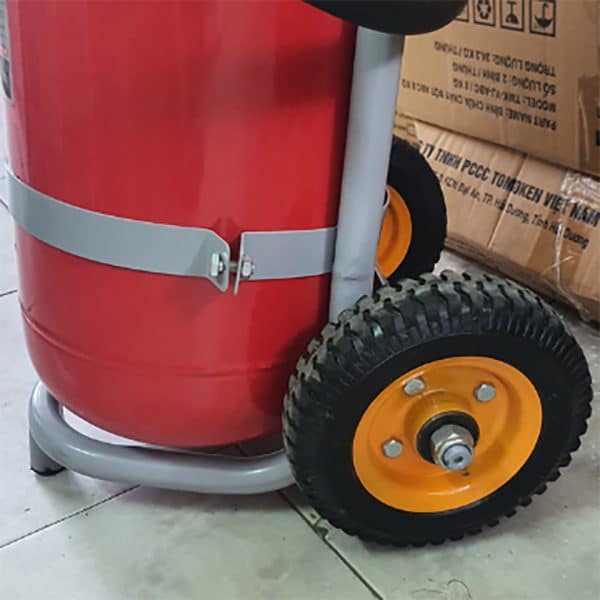 Bình chữa cháy Tomoken 35kg bột ABC TMK-VJ-ABC/35kg có xe đẩy