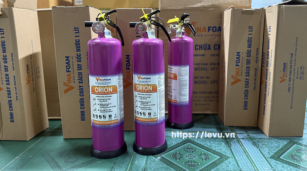 binh chua chay mini 1 lit orion or1 chuyen pin lithium levu 1