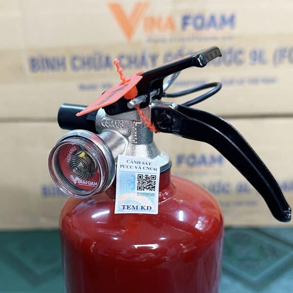 Bình chữa cháy mini Vinafoam 1kg bột ABC V1P