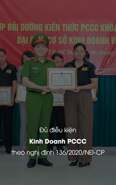 Bằng khen lớp bồi dưỡng kiến thức pccc từ trường Đại Học Phòng Cháy Chữa Cháy