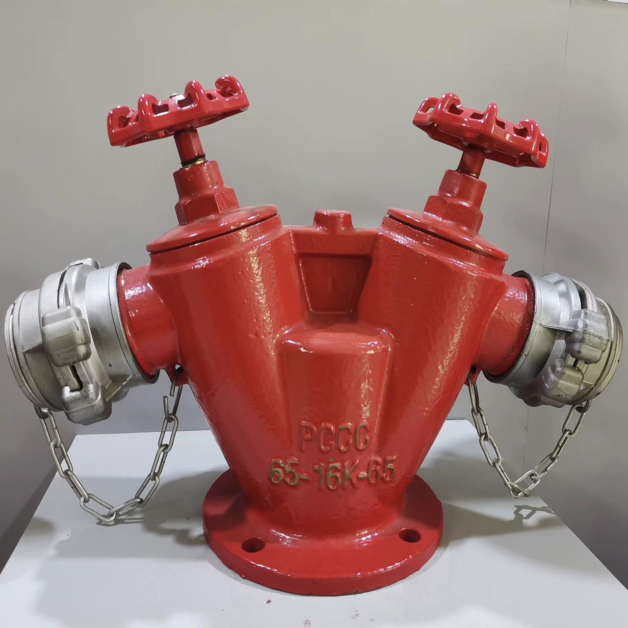 cot lay nuoc chua chay 2 hong dn65 65mm 1 Cột lấy nước chữa cháy 2 họng DN65 Ø65mm - Ảnh 2