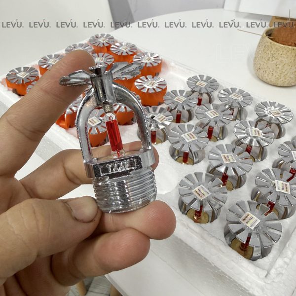 Đầu phun Sprinkler DN15 hướng xuống ren PT 1/2″ Ø21mm - Ảnh 2
