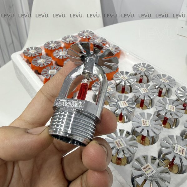 Đầu phun Sprinkler DN15 hướng xuống ren PT 1/2″ Ø21mm - Ảnh 3