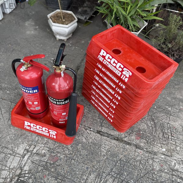 Kệ đựng 2 bình chữa cháy bằng nhựa - Hình ảnh 10