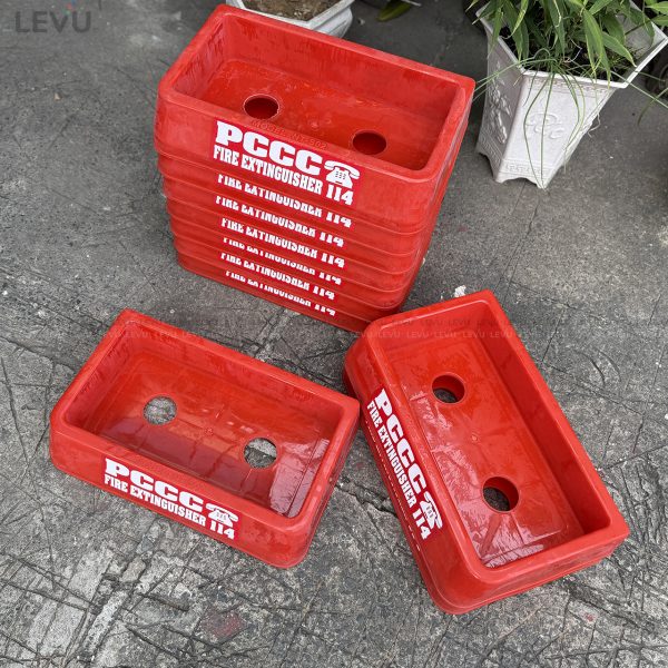 Kệ đựng 2 bình chữa cháy bằng nhựa - Hình ảnh 6