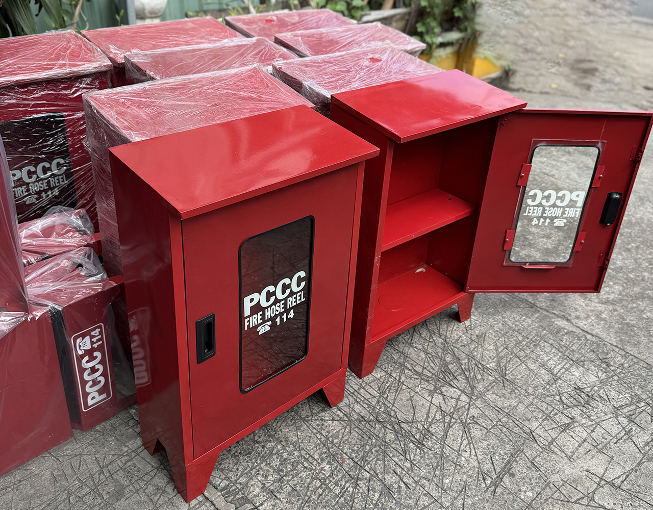 Tủ chữa cháy ngoài trời 500x700x220mm