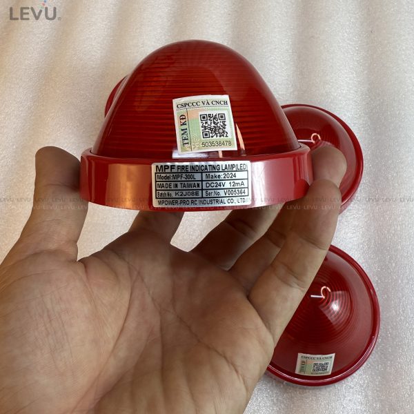 Đèn báo cháy chớp đỏ 24V MPF-300L Taiwan - Ảnh 4