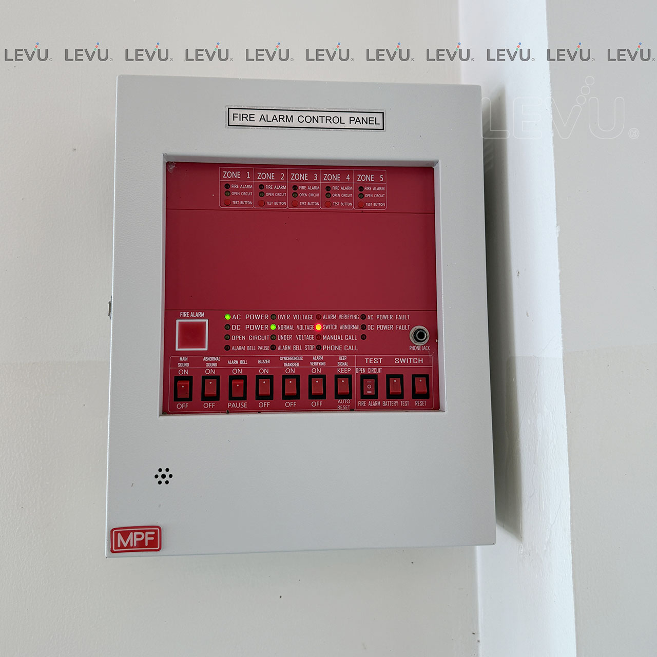 tu trung tam bao chay 5 kenh mpf p4 5l taiwan 5 zone 1 Tủ trung tâm báo cháy 5 kênh MPF-P4-5L Taiwan 5 Zone - Ảnh 2