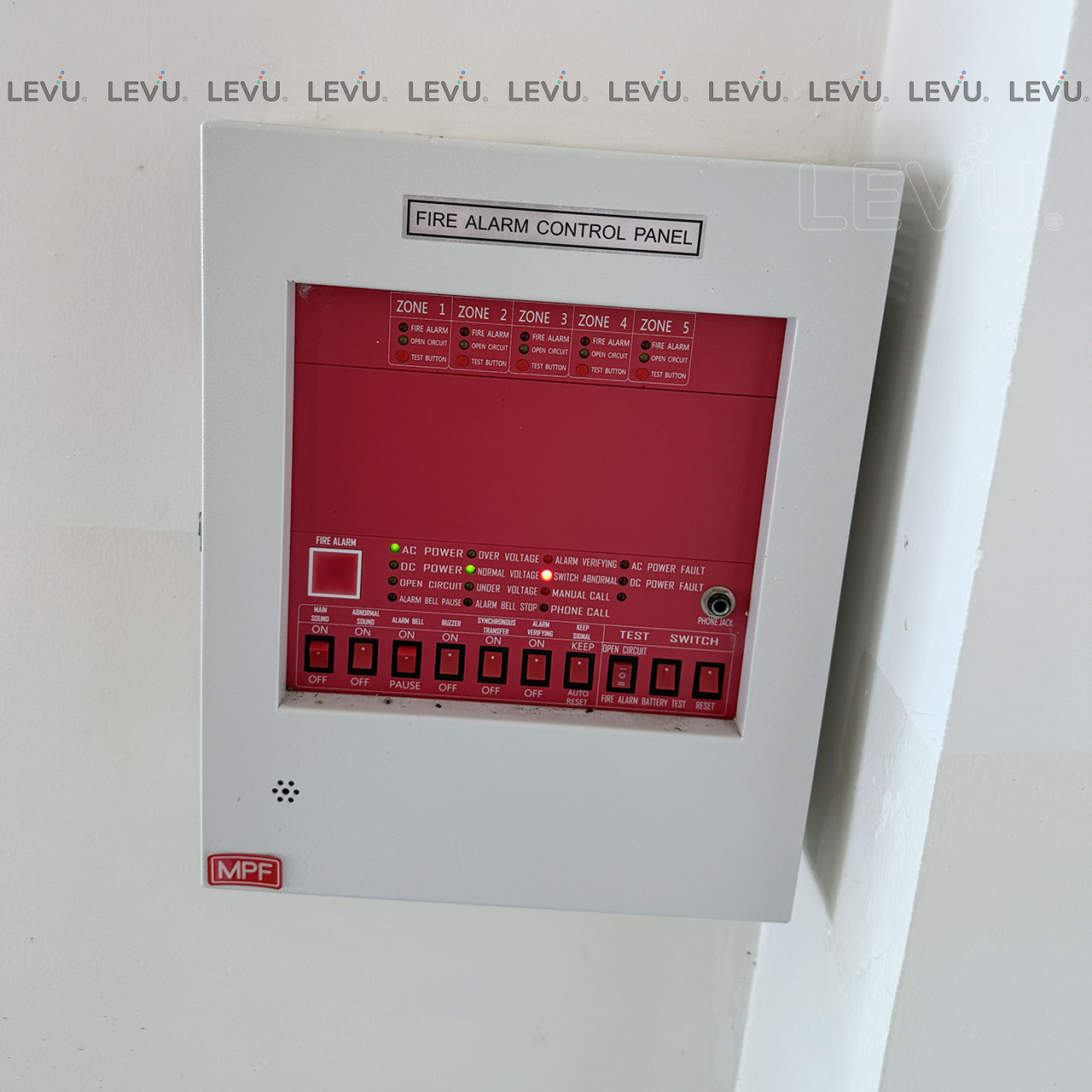 tu trung tam bao chay 5 kenh mpf p4 5l taiwan 5 zone 3 Tủ trung tâm báo cháy 5 kênh MPF-P4-5L Taiwan 5 Zone - Ảnh 3