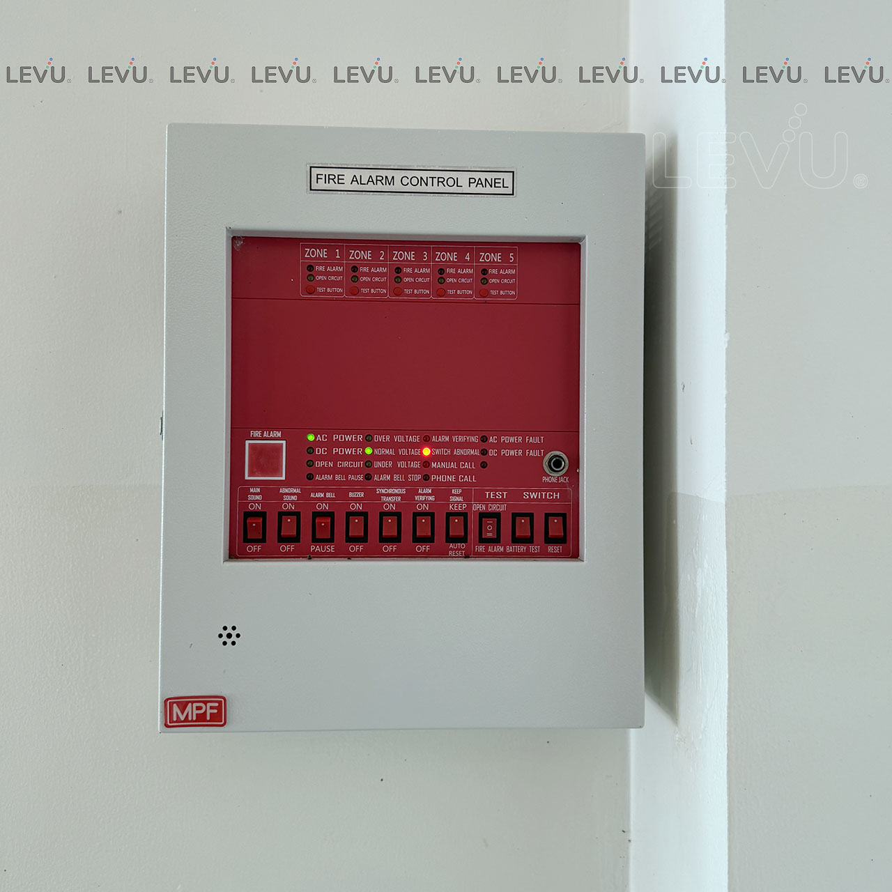 tu trung tam bao chay 5 kenh mpf p4 5l taiwan 5 zone 4 Tủ trung tâm báo cháy 5 kênh MPF-P4-5L Taiwan 5 Zone - Ảnh 4