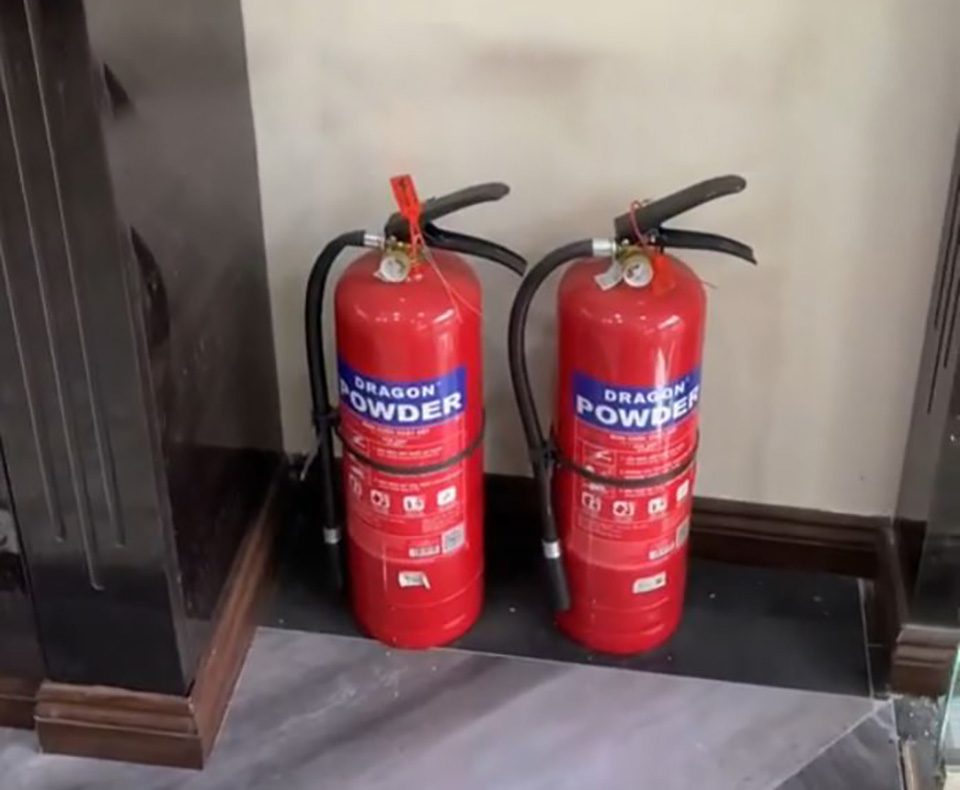 Thông tin đơn hàng bình chữa cháy tại Quận 1