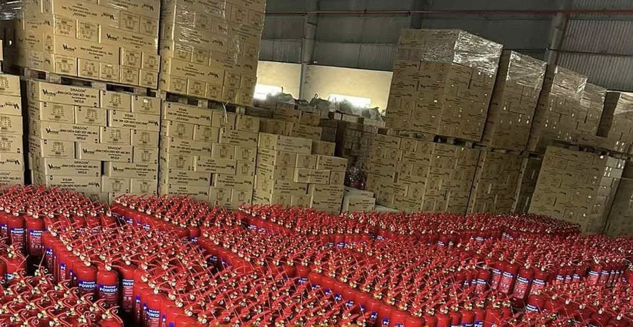 8 Mẫu bình chữa cháy có tem kiểm định tại LEVU Việt Nam