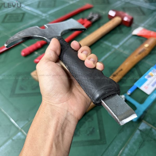 Rìu phá dỡ cứu nạn pccc loại nhỏ thép nguyên khối - Hình ảnh 4