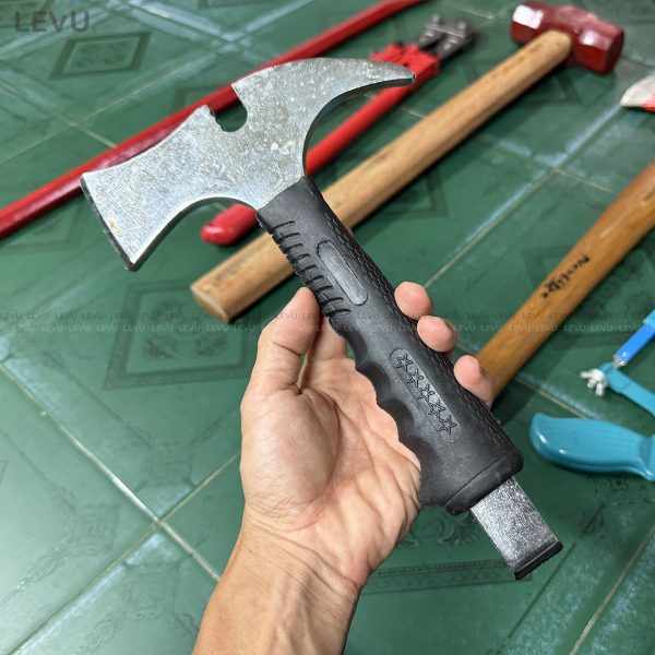Rìu phá dỡ cứu nạn pccc loại nhỏ thép nguyên khối - Hình ảnh 5