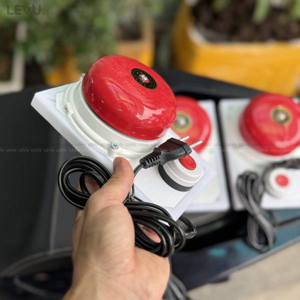 Chuông báo cháy có nút nhấn lắp sẵn điện 220v - Ảnh 7