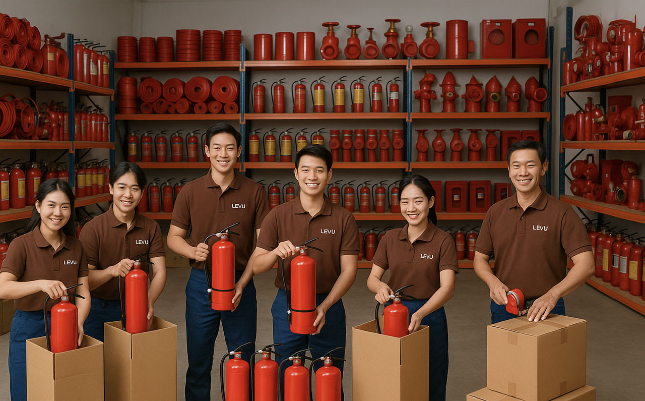 Đại lý bình chữa cháy xách tay Tomoken chính hãng uy tín LEVU Việt Nam