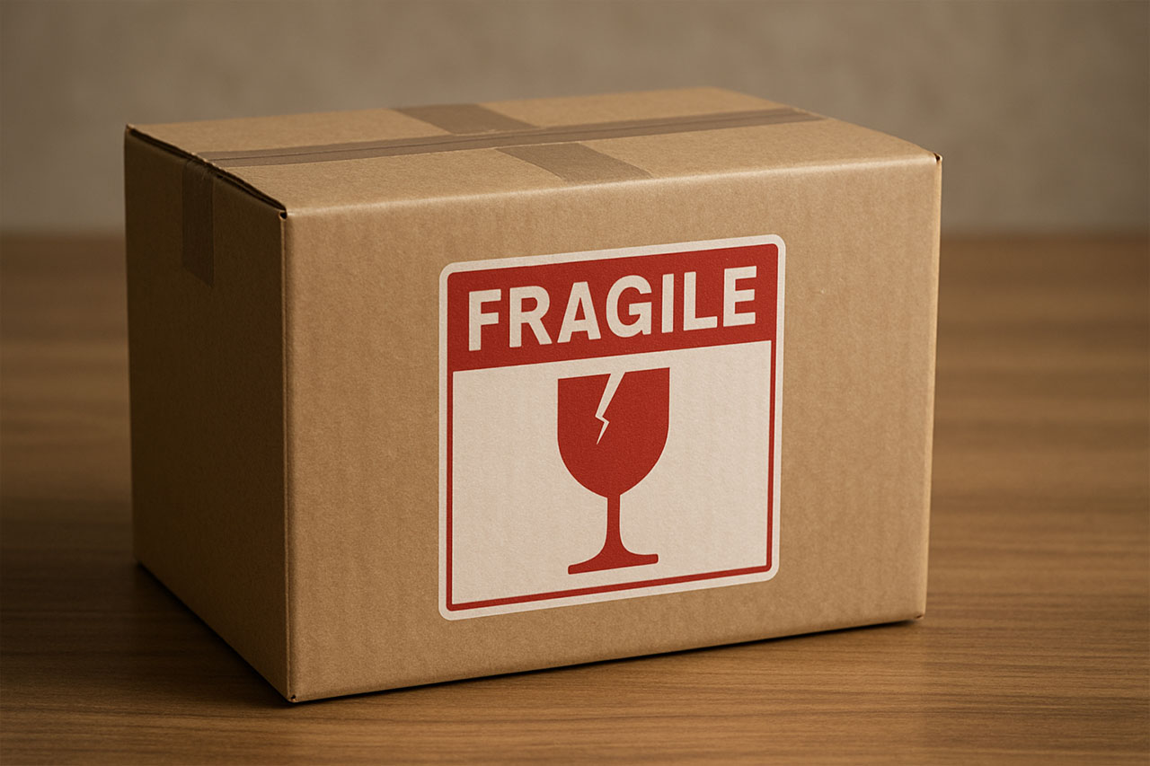 Cách sử dụng nhãn dán fragile đúng chuẩn