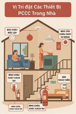 Các dụng cụ phòng cháy chữa cháy tại gia đình thường gặp