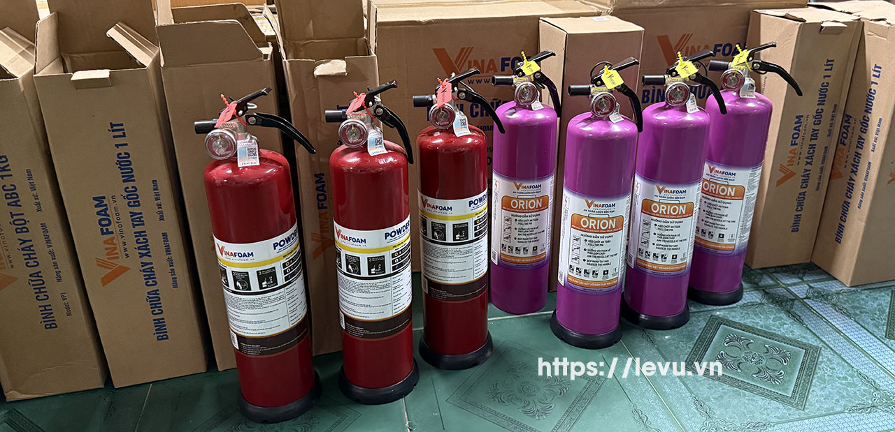 Nhà cung cấp thiết bị chữa cháy chính hãng giá tốt LEVU Việt Nam