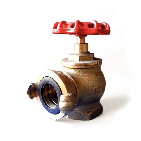 Van góc chữa cháy bằng đồng D50 D65