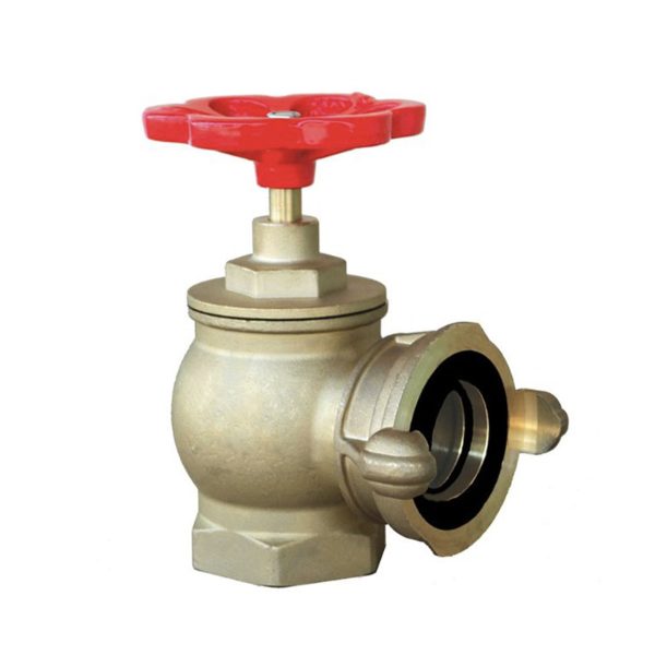 Van góc chữa cháy bằng đồng D50 D65