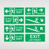 Biển báo thoát hiểm exit mica chỉ dẫn lối thoát