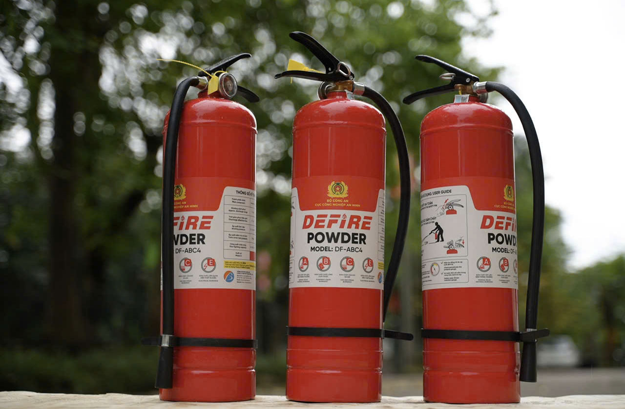 Đại lý bình chữa cháy Defire chính hãng LEVU Việt Nam