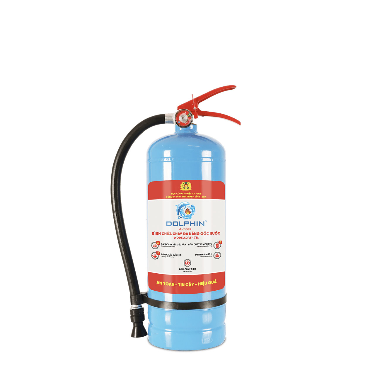 binh chua chay dolphin 3 lit goc nuoc dpa t3l Bình chữa cháy Dolphin 3 lít gốc nước DPA-T3L