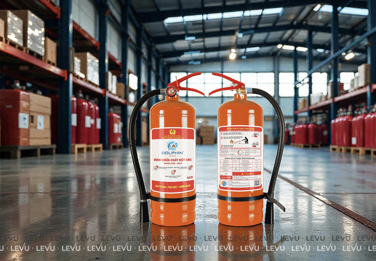 binh chua chay dolphin 4kg bot abc dpa abc4 1 Bình chữa cháy Dolphin 4kg bột ABC DPA-ABC4