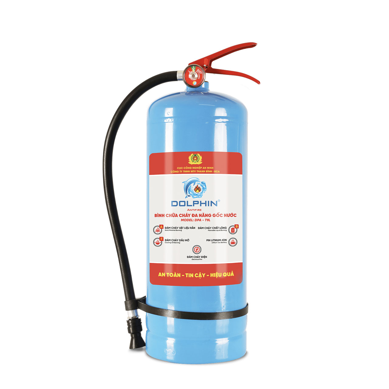 binh chua chay dolphin 9 lit goc nuoc dpa t9l Bình chữa cháy Dolphin 9 lít gốc nước DPA-T9L