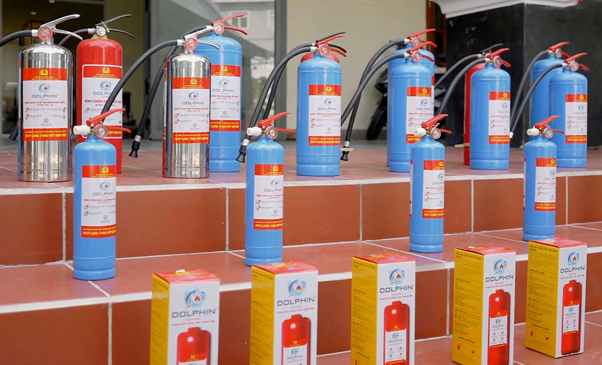 binh chua chay mini dolphin 1 lit goc nuoc dpa t1l 3 Ưu điểm bình chữa cháy gốc nước 1 lít Dolphin DPA-T1L