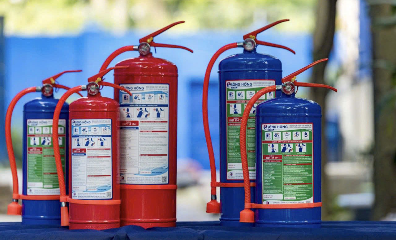 Bình chữa cháy Sông Hồng: Giải pháp an toàn tin cậy cho mọi không gian