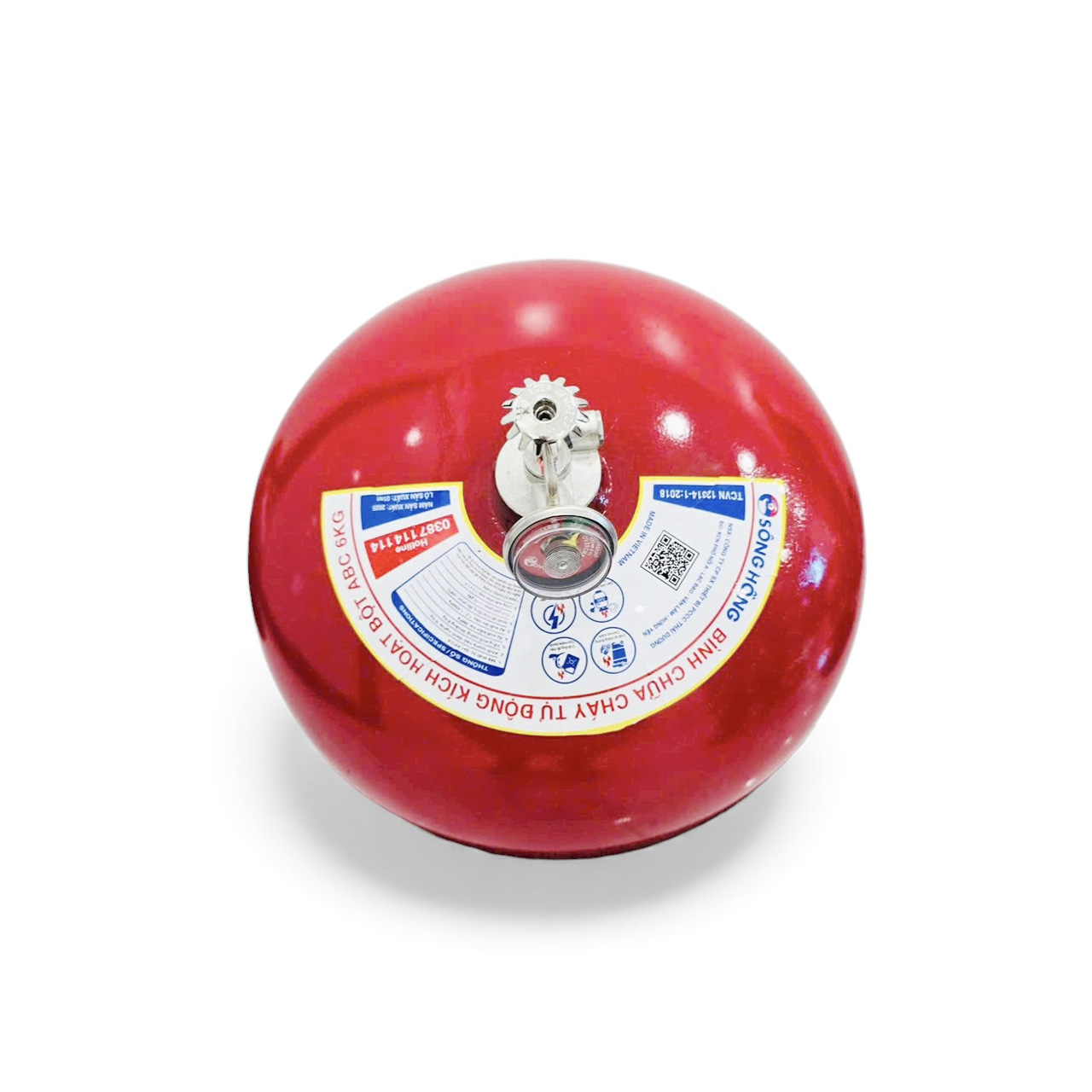 qua cau chua chay song hong bot abc 6kg sh apc6 Quả cầu chữa cháy Sông Hồng bột ABC 6kg SH.APC6