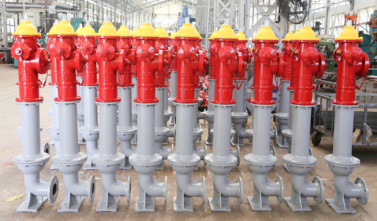 tru nuoc chua chay 3 cua 83mec bqp 5 Đặc điểm nổi bật của trụ nước pccc 3 cửa 83Mec BQP