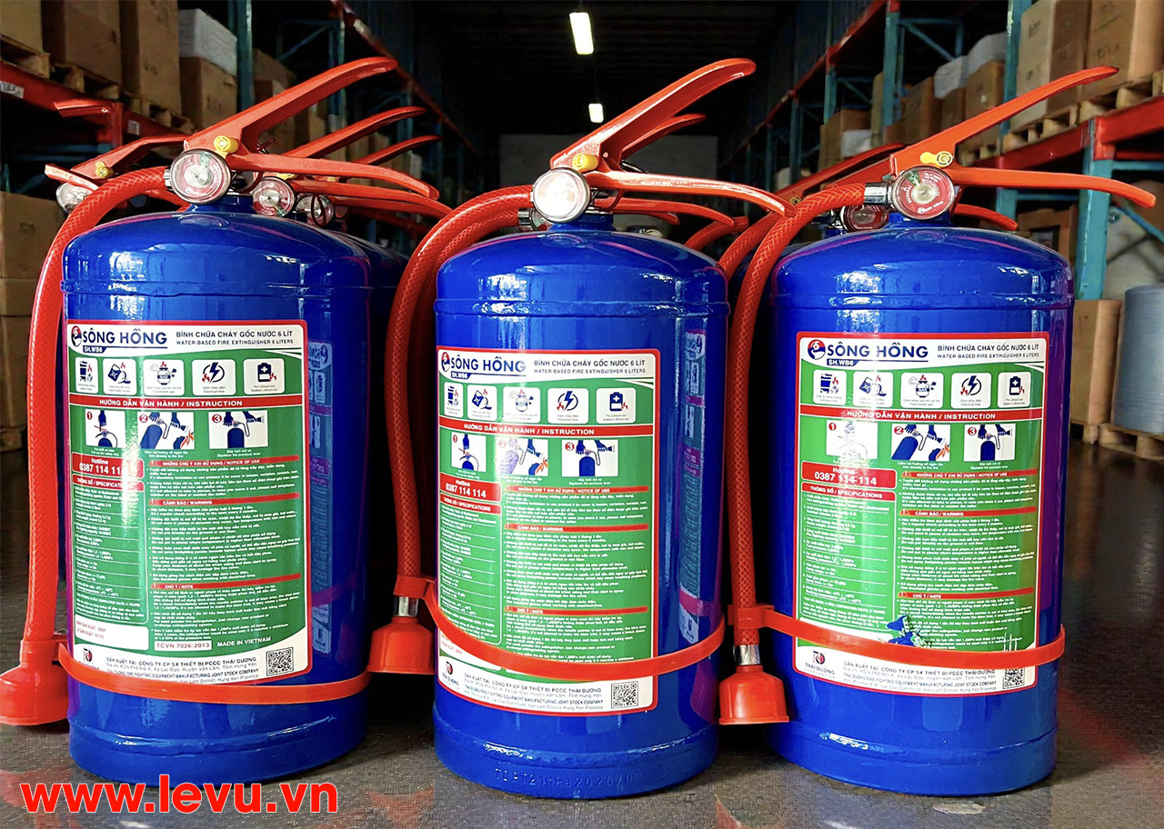 binh chua chay da nang song hong goc nuoc 4 lit sh wb4 3 Mua bình chữa cháy gốc nước Sông Hồng chính hãng tại LEVU Việt Nam