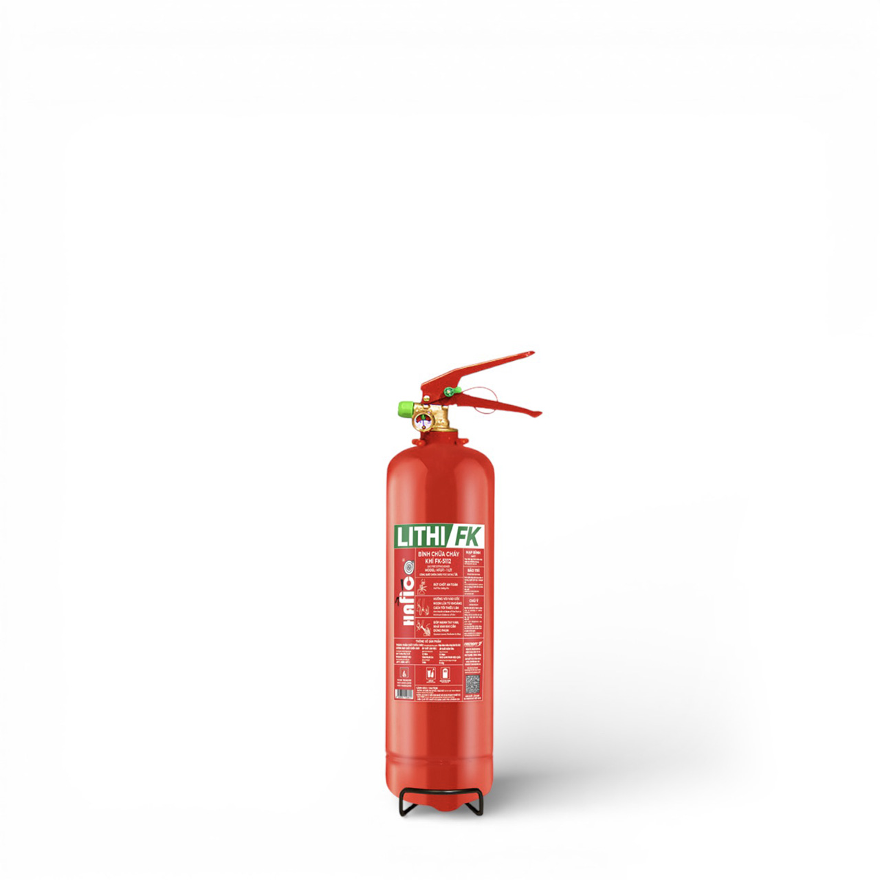 binh chua chay pin lithium ion hafico khi fk 5112 1 lit Bình chữa cháy Pin Lithium ion Hafico khí FK-5112 1 lít
