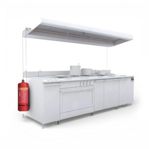 Hệ thống chữa cháy dựa trên ống hút nhà bếp Hafico