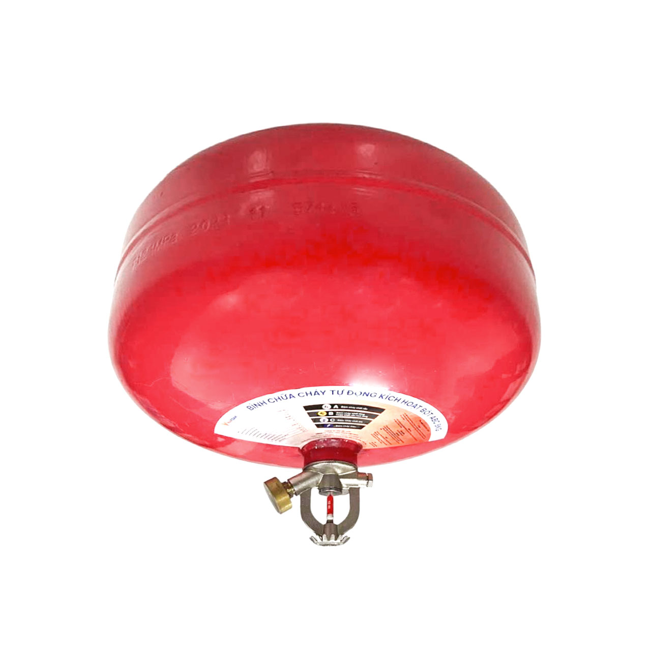 qua cau chua chay vinafoam bot abc 8kg ctd8 tu dong treo tran Quả cầu chữa cháy Vinafoam bột ABC 8kg CTD8