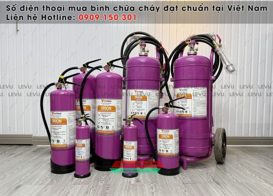 Số điện thoại mua bình chữa cháy đạt chuẩn tại Việt Nam - 0909-150-301