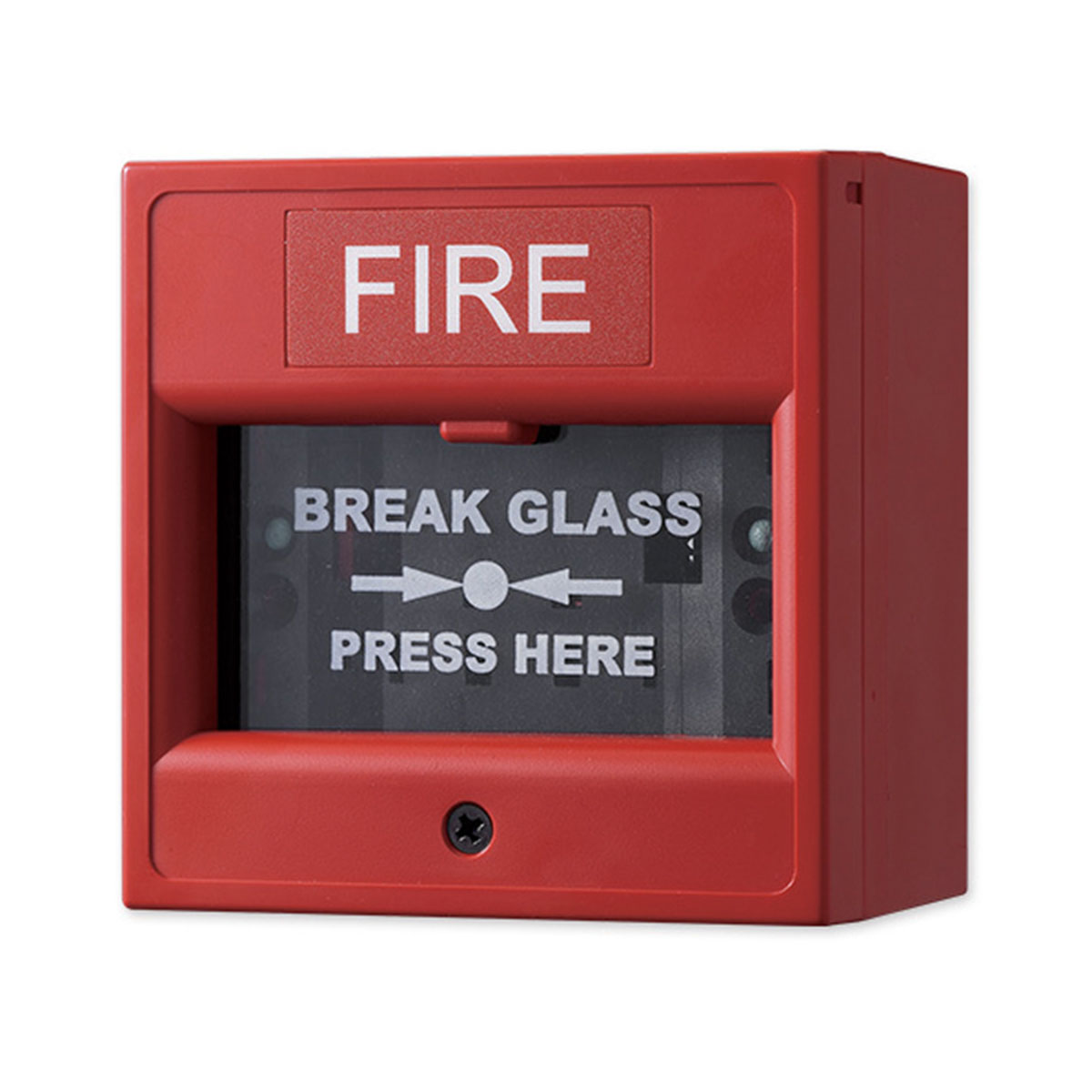 AH 0217 2 Nút nhấn báo cháy vuông Horing AH-0217 24V kính vỡ Manual Call Point 24V DC
