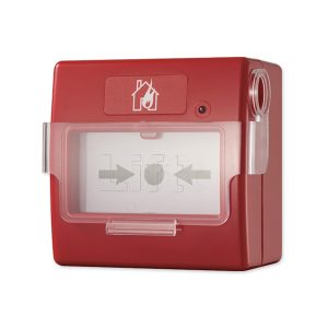 Nút nhấn báo cháy vuông Horing AH-0817 24V DC có thể đặt lại Resettable Manual Call Point