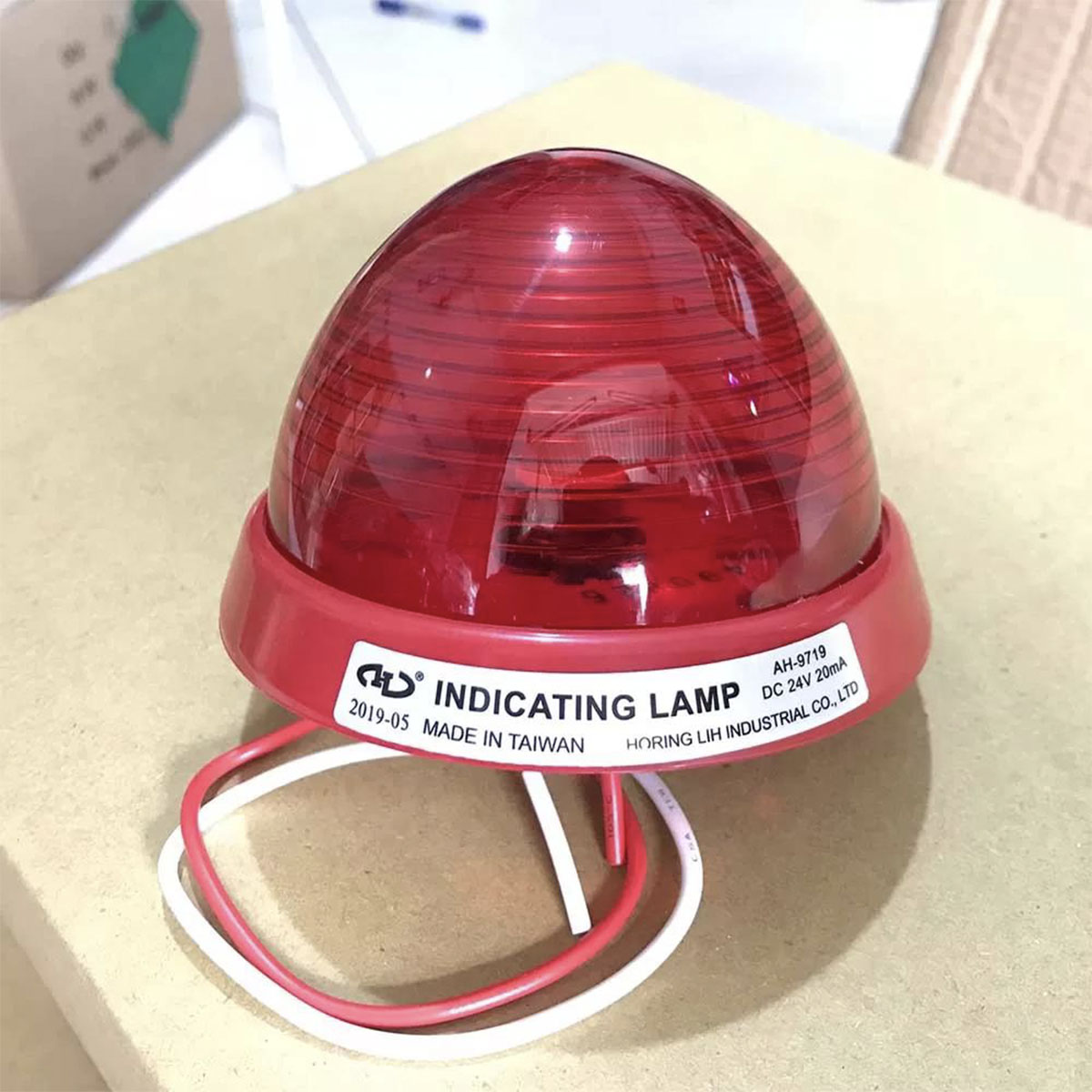 AH 9719 2 Đèn báo cháy chớp đỏ Horing AH-9719 24V DC Fire Indication Lamp