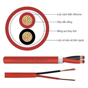 Cáp tín hiệu điều khiển chống cháy Silicone LS-FA-CSZ
